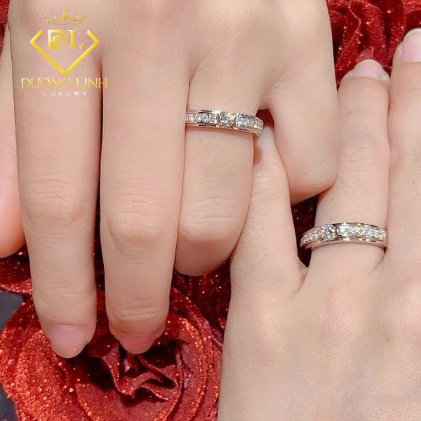 Nhẫn Cưới Cặp Kim Cương – N632